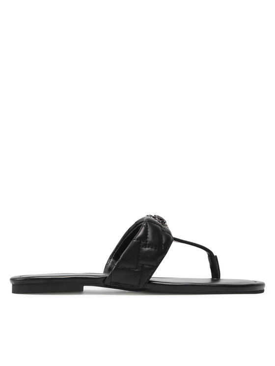 Kurt Geiger Джапанки Kurt Geiger Kensington T-Bar Sandal 8651400109 Черен
