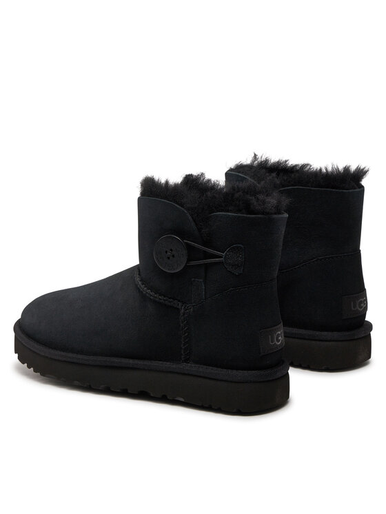 Ugg Снігоходи Ugg W Mini Bailey Button II 1016422 Чорний