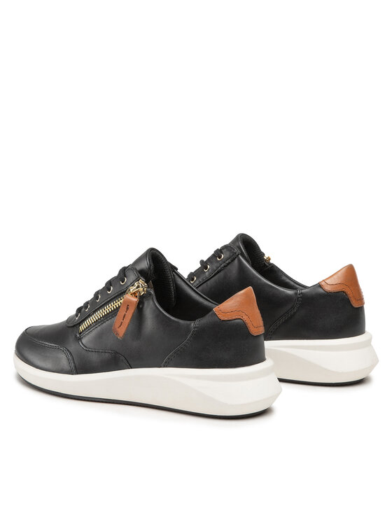 Clarks Snīkeri Clarks Un Rio Zip 261680184 Melns