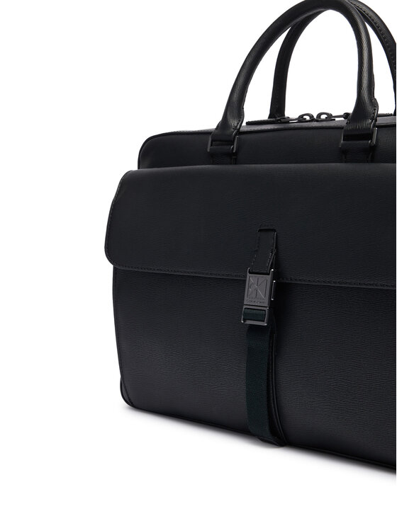 Calvin Klein Brašna na notebook Calvin Klein Emblem Hw Commuter LV04D3504G Černá