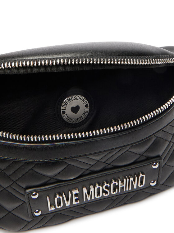 LOVE MOSCHINO Сумка на пояс﻿ LOVE MOSCHINO JC4003PP1PLA000B Чорний