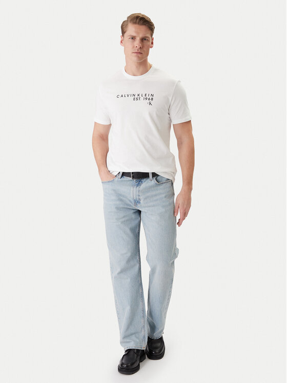 Calvin Klein Jeans Calvin Klein Jeans Camiseta LV04RF800G Blanco Classic Fit