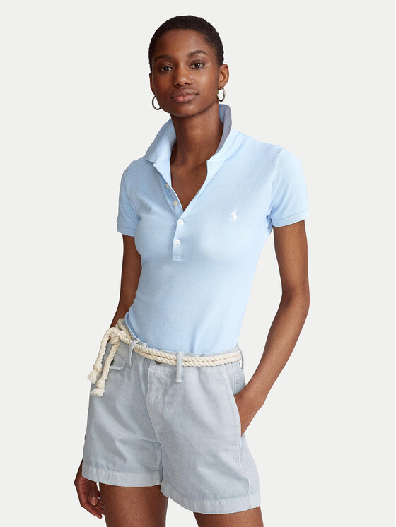 Polo Ralph Lauren Polo Ralph Lauren Поло 211870245023 Голубий Slim Fit