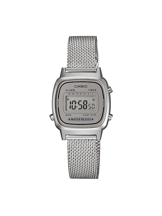 Casio Ρολόι Casio Vintage LA670WEM-7EF Ασημί