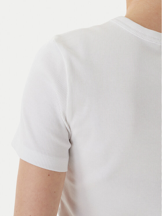 ONLY ONLY Camiseta Val 15339774 Blanco Slim Fit