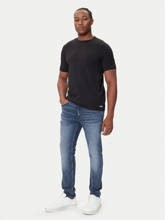 HUGO HUGO Conjunto de camisetas Naolo 50546933 Negro Regular Fit
