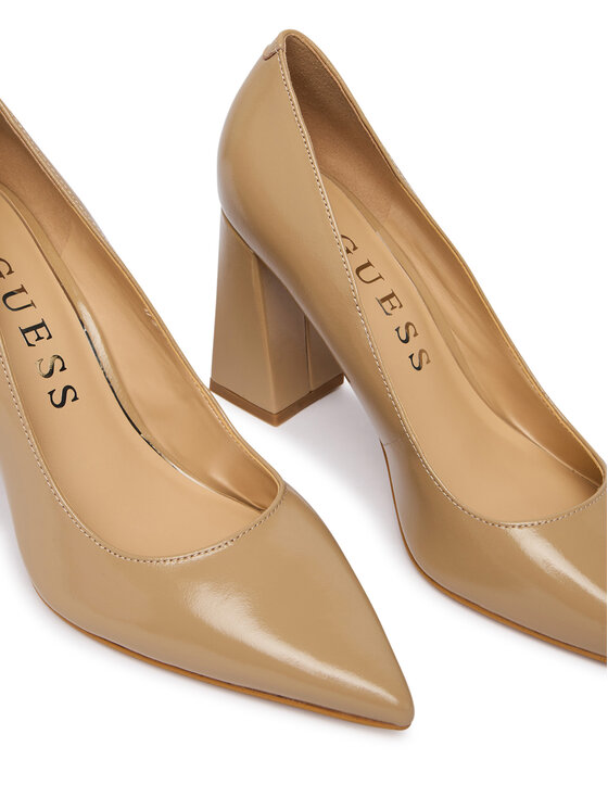 Guess Обувки на ток Guess FLFBAR LEP08 Бежов