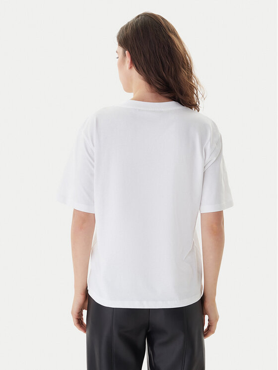 KARL LAGERFELD KARL LAGERFELD Camiseta B1W17031 Blanco Relaxed Fit