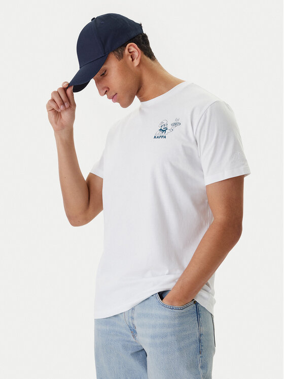 Kappa Kappa Футболка Ichico 37276JW Білий Regular Fit