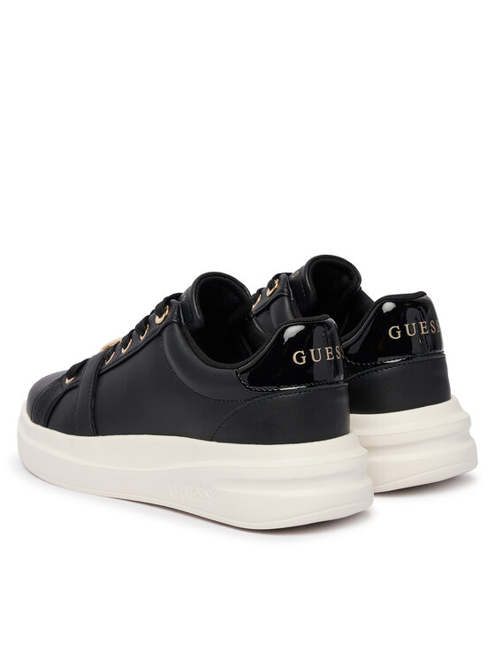 Guess Сникърси Guess FLFEZO LEA12 Черен