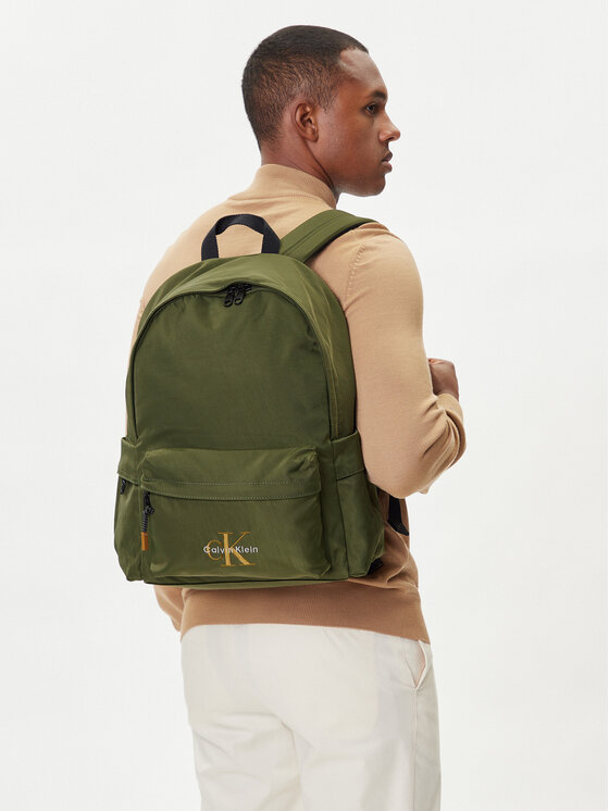 Calvin Klein Nahrbtnik Calvin Klein Bold Round Backpack LV04D3114G Zelena