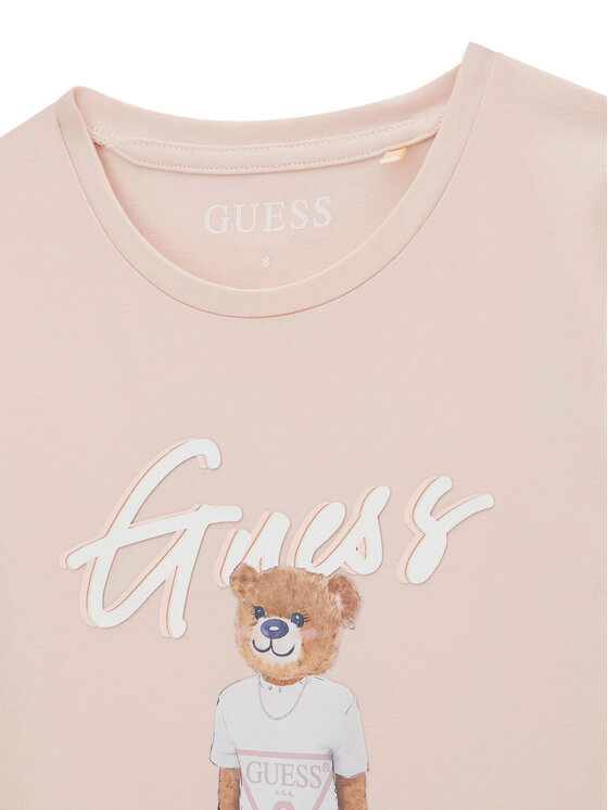 Guess Guess Футболка J6GI04 K6YW4 Рожевий Regular Fit