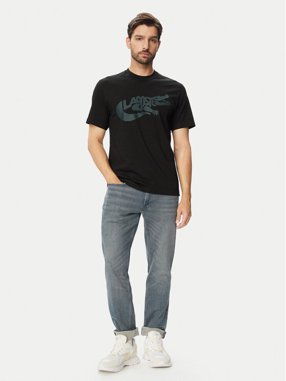 Lacoste Lacoste Camiseta TH9990 Negro Classic Fit