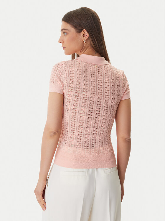 Guess Guess Поло W6GR25 Z0672 Оранжевий Regular Fit