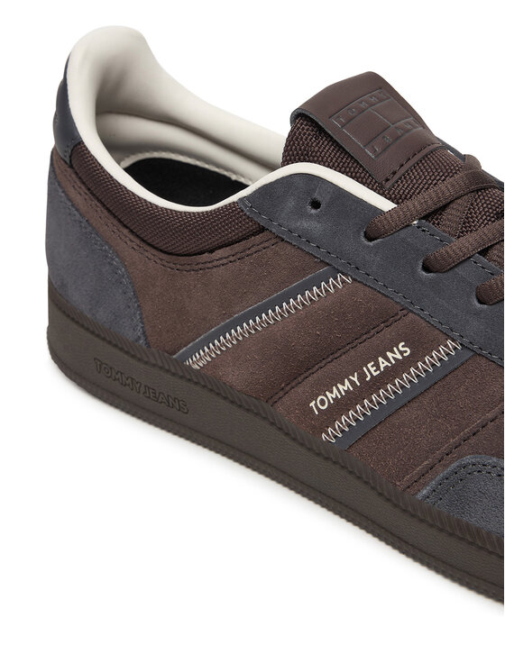 Tommy Jeans Sneakersy Tommy Jeans The Greenwich Edge Suede EM0EM01662 Brązowy