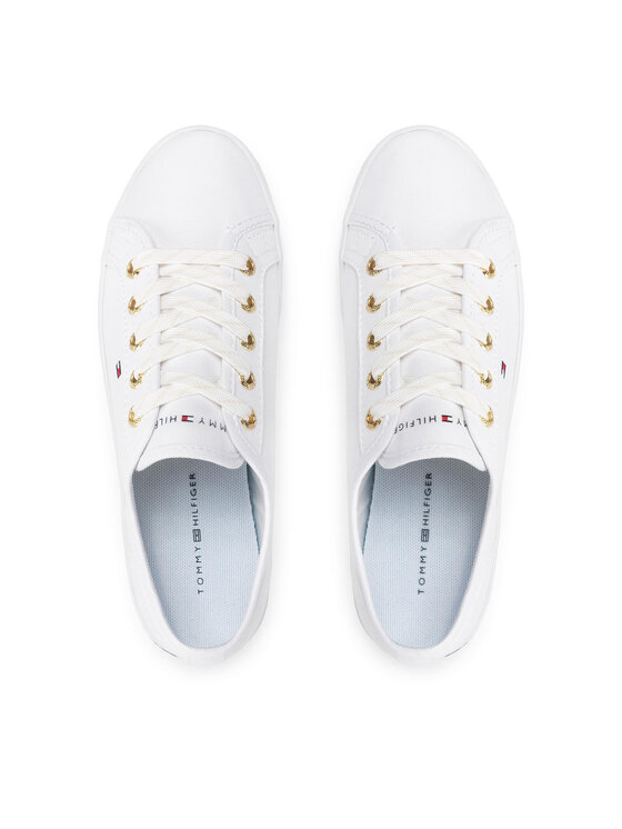 Tommy Hilfiger Tenisówki Tommy Hilfiger Essential Nautical Sneaker FW0FW06512 Biały