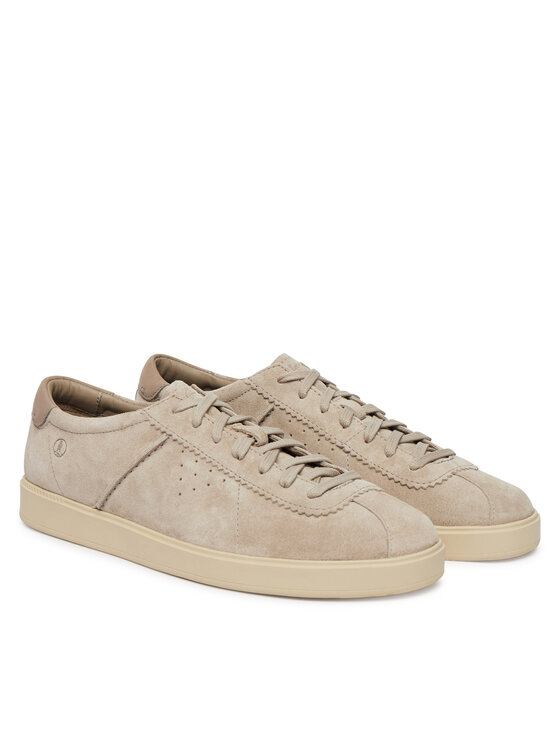 Clarks Снікерcи Clarks Lockford Lace 26186195 Сірий