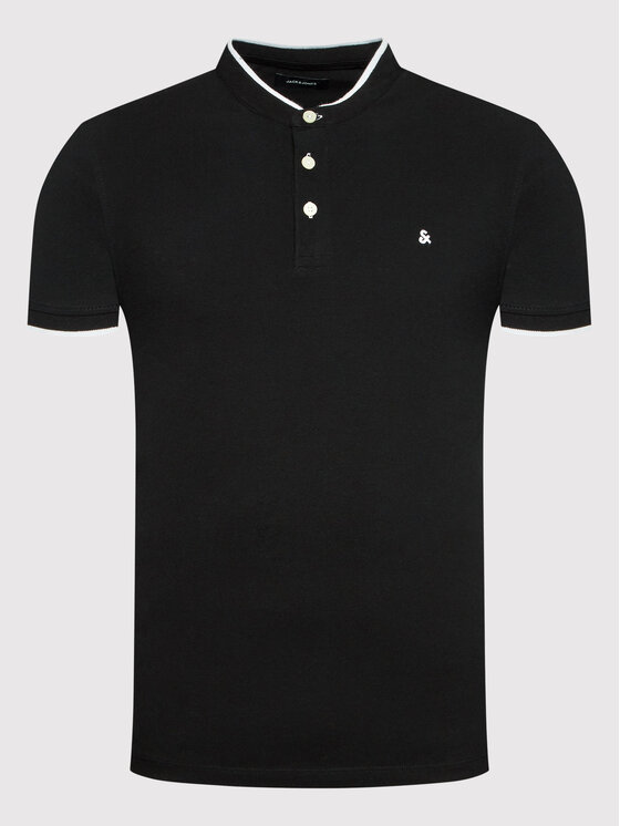 Jack & Jones Jack & Jones Polo marškinėliai Paulos 12199711 Juoda Regular Fit