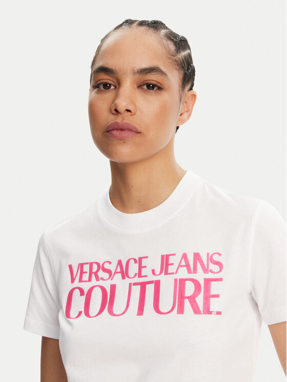 Versace Jeans Couture Versace Jeans Couture Футболка 78HAHE05 Білий Regular Fit