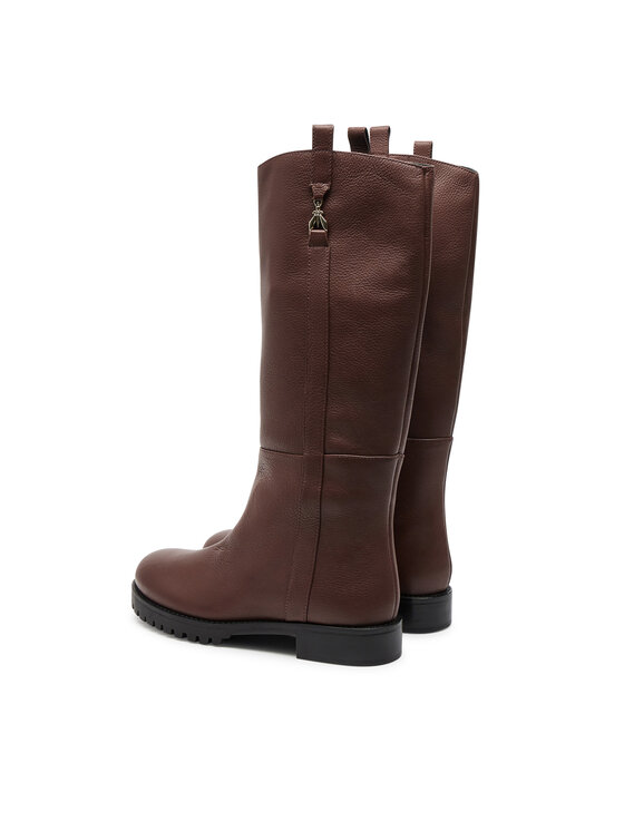 Patrizia Pepe Kozačky Patrizia Pepe 8Y0106/L034-B810 Hnědá