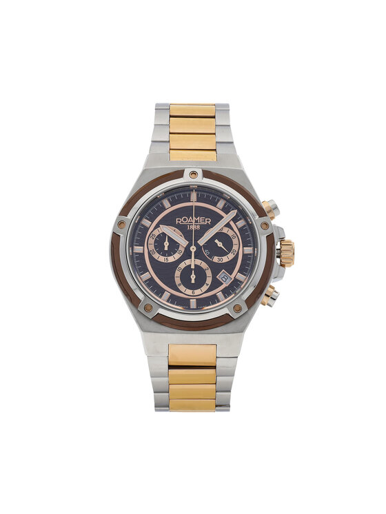 Roamer Hodinky Roamer Tempomaster Chrono 221837 49 65 20 Strieborná