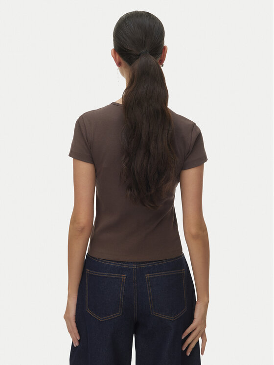 Vero Moda Vero Moda Camiseta Chloe 10306894 Marrón Tight Fit