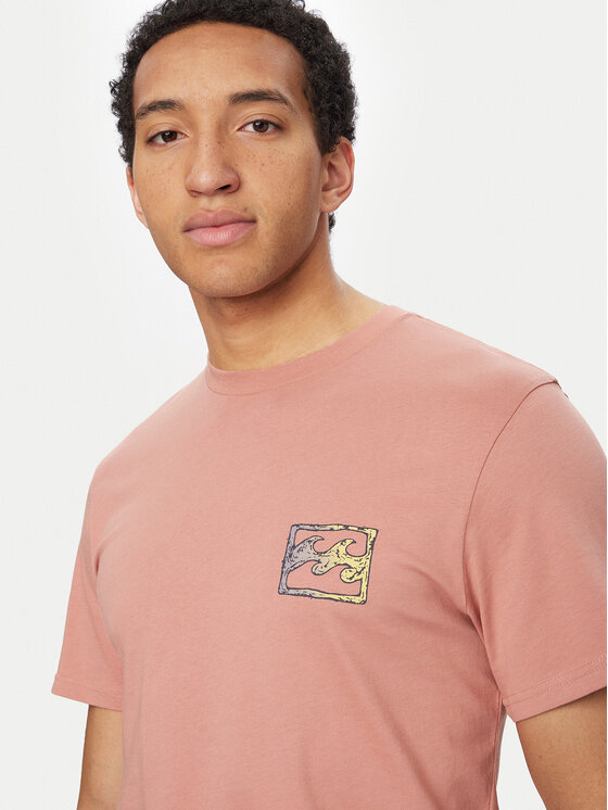 Billabong Billabong Camiseta Crayon Wave EBYZT00525 Rosa claro Regular Fit