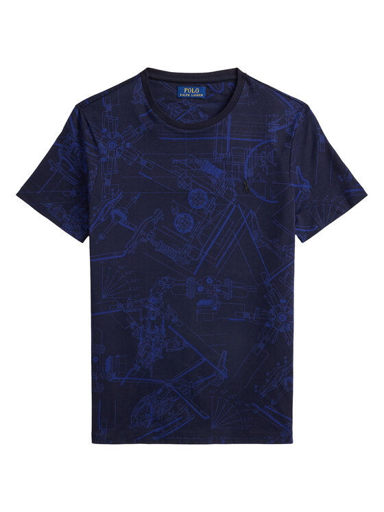 Polo Ralph Lauren Polo Ralph Lauren Camiseta 710P04019001 Azul marino Custom Slim Fit