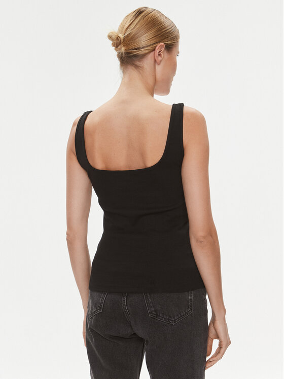 Calvin Klein Jeans Calvin Klein Jeans Top J20J223192 Črna Relaxed Fit
