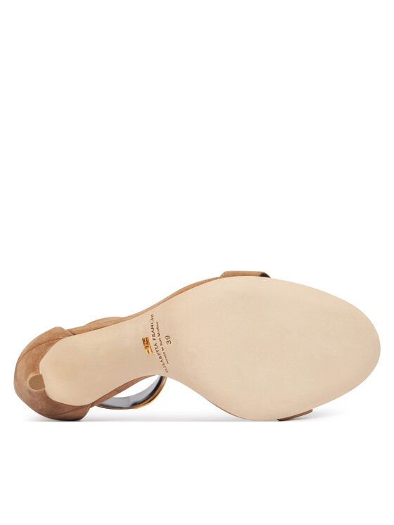 Elisabetta Franchi Босоніжки Elisabetta Franchi SA-91L-62E2-V600 Світло-коричневий