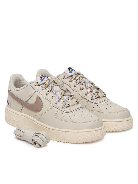 Nike Снікерcи Nike Air Force 1 LV8 1 (GS) HQ1907 100 Бежевий