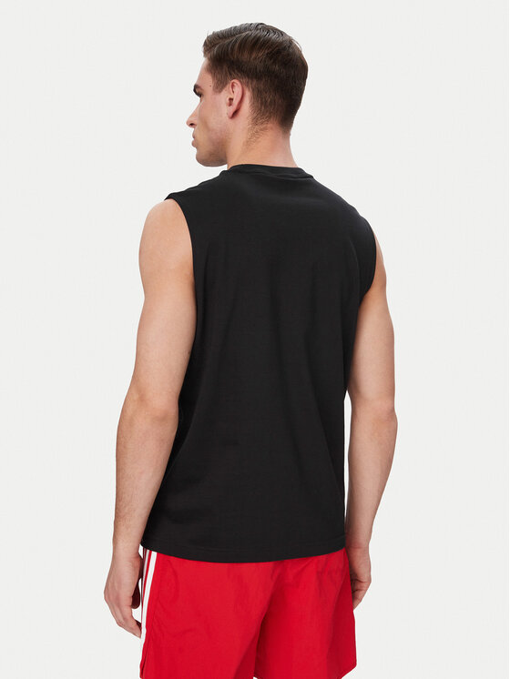 adidas adidas Майка Trefoil Essentials KD0691 Чорний Regular Fit