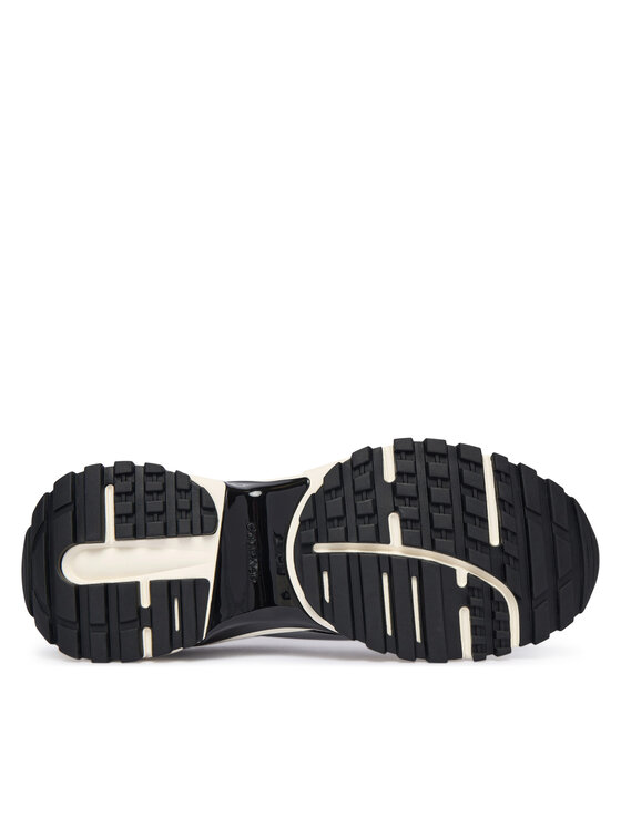 Calvin Klein Laisvalaikio batai Calvin Klein Hike Runner Laceup Mesh Mix Met YM0YM01402 Sidabrinė