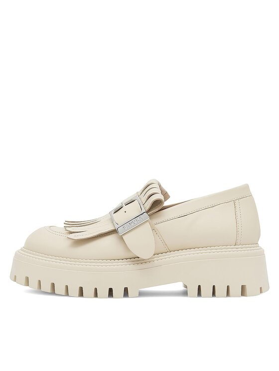 Badura Loafersy Badura DEBORAH-24SS200 Beżowy