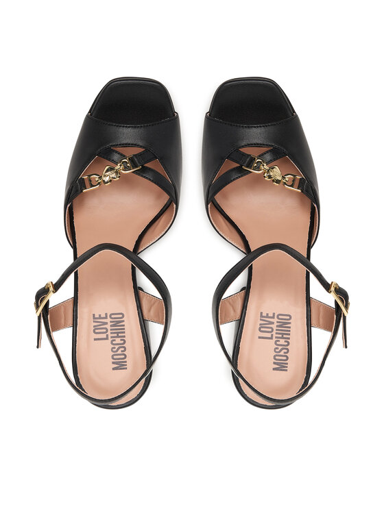 LOVE MOSCHINO Босоніжки LOVE MOSCHINO JA1604CG1OIE0000 Чорний