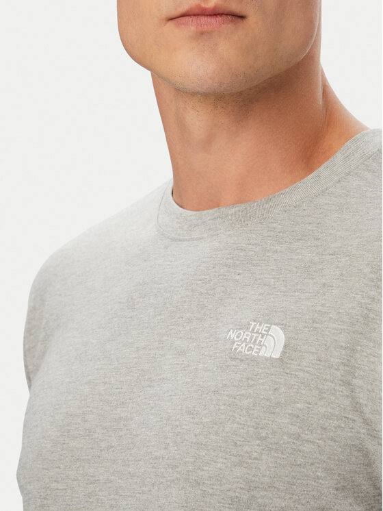 The North Face The North Face Marškinėliai Evolution Simple Dome NF0A8CZ2 Pilka Regular Fit