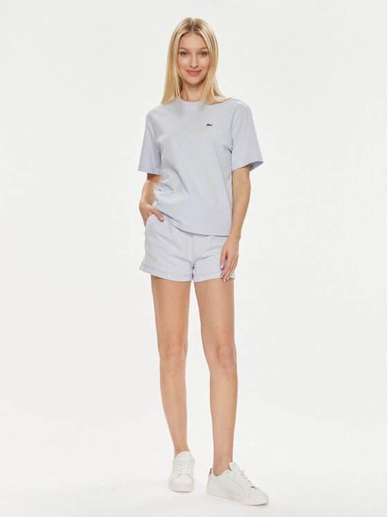 Lacoste Lacoste Футболка TF7215 Блакитний Loose Fit