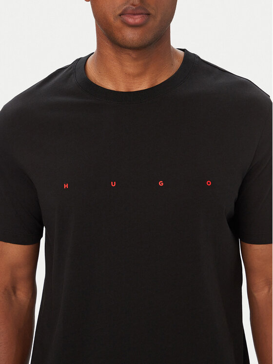 HUGO HUGO Camiseta Dorosi 50566086 Negro Regular Fit