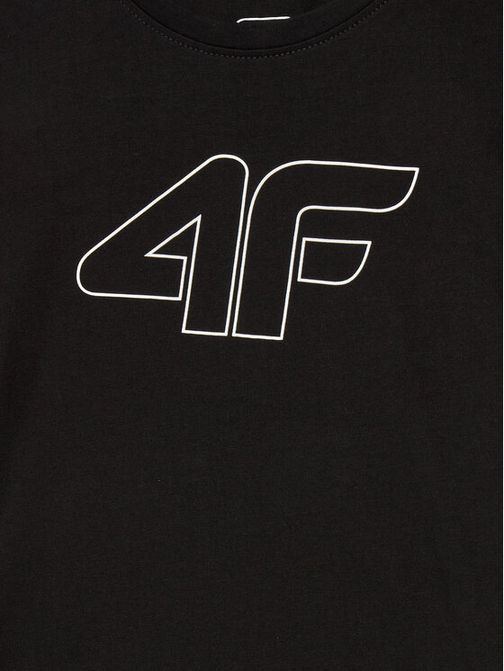 4F 4F Футболка 4FJWMM00TTSHF1803 Чорний Regular Fit