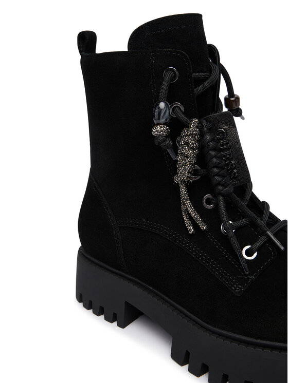 Guess Trapery Guess FLFFIZ SUE10 Czarny