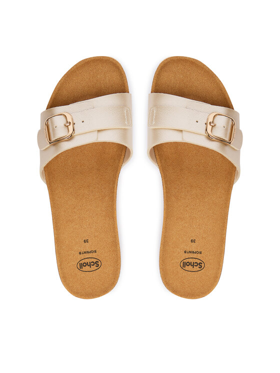 Scholl Шльопанці Scholl Ginni Med. MF32004 Золотий
