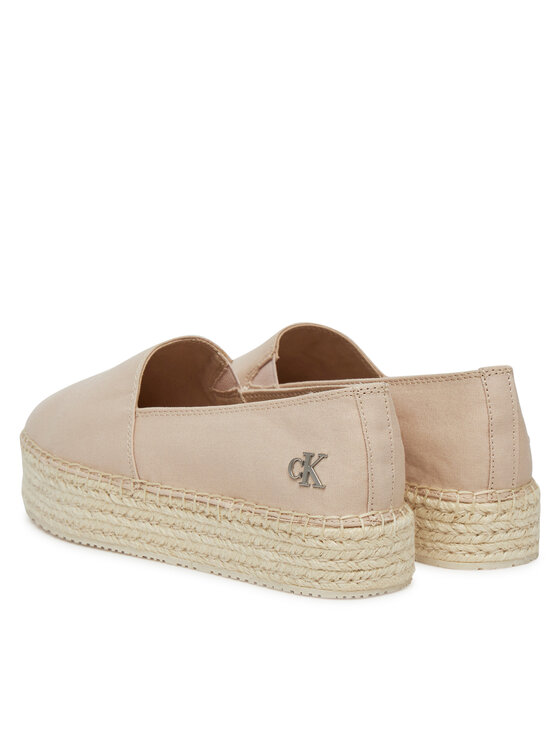 Calvin Klein Jeans Espadrilky Calvin Klein Jeans Flatform Esdparille Mg/Hdw YW0YW01737 Růžová