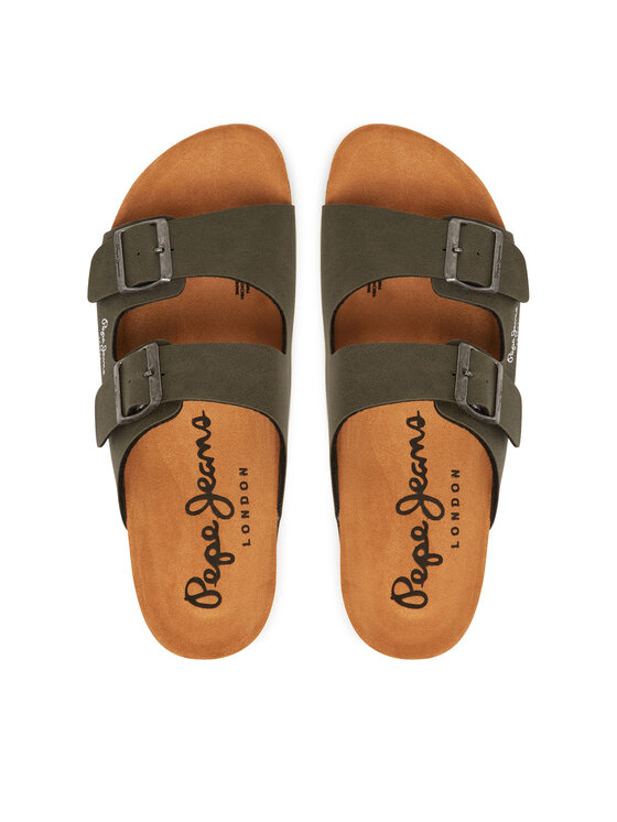 Pepe Jeans Klapki Pepe Jeans PMS90110 Khaki