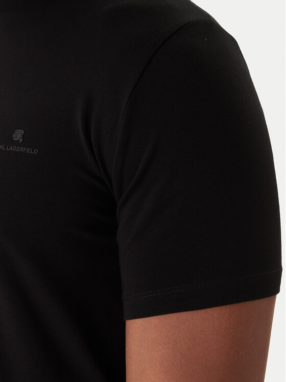 KARL LAGERFELD KARL LAGERFELD Camiseta 755054 561221 Negro Regular Fit