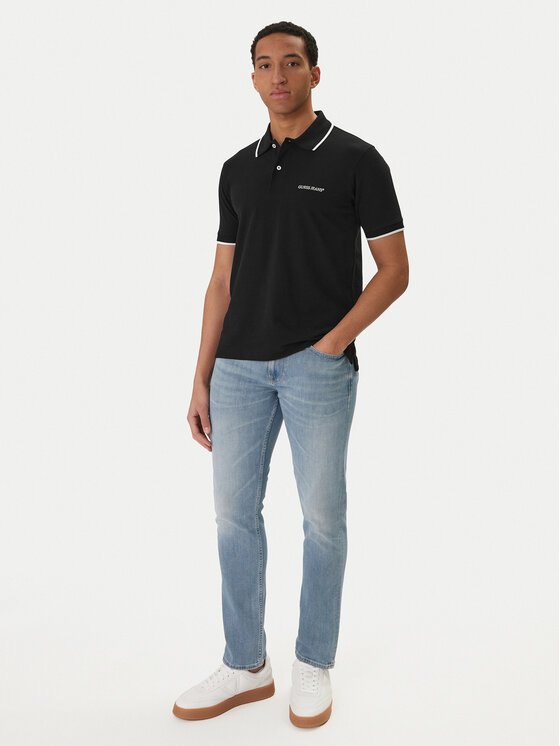 Guess Jeans Guess Jeans Polo M6RP24 KCJV1 Negro Regular Fit