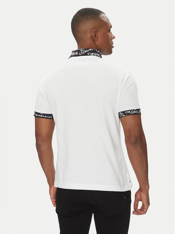 Versace Jeans Couture Versace Jeans Couture Поло 78GAGT02 Білий Regular Fit
