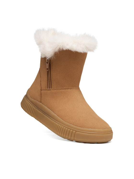 Geox Ботуши Geox J Laquinny Girl J66M3F 000AU C6627 M Кафяв