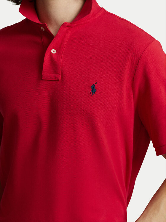 Polo Ralph Lauren Polo Ralph Lauren Поло Core Replen 710548797 Червоний Slim Fit