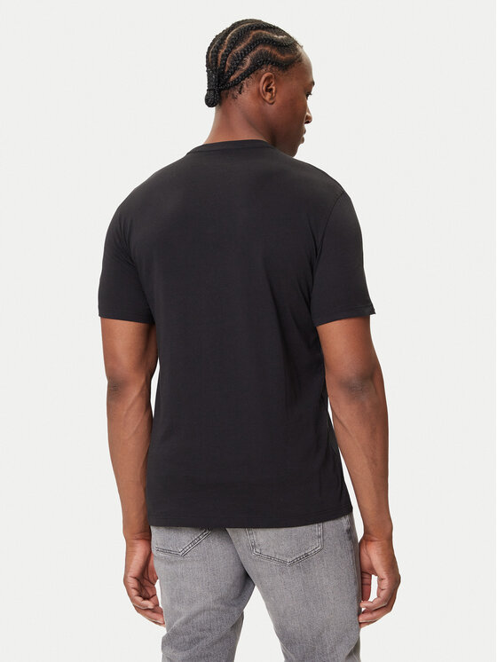 Calvin Klein Jeans Calvin Klein Jeans Marškinėliai Glitched Logo LV04RC858G Juoda Regular Fit