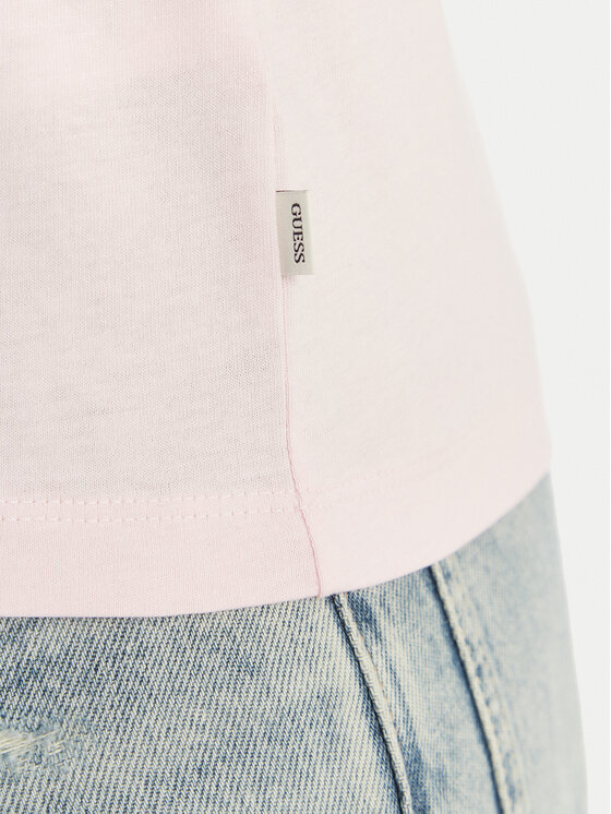 Guess Jeans Guess Jeans Camiseta W6GIC5 K8HM0 Rosa Regular Fit